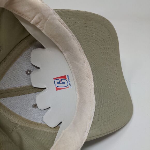 Collegiate USA Men's Strapback Hat United Rentals Tan Embroidered Logo W/Tags - Picture 10 of 11